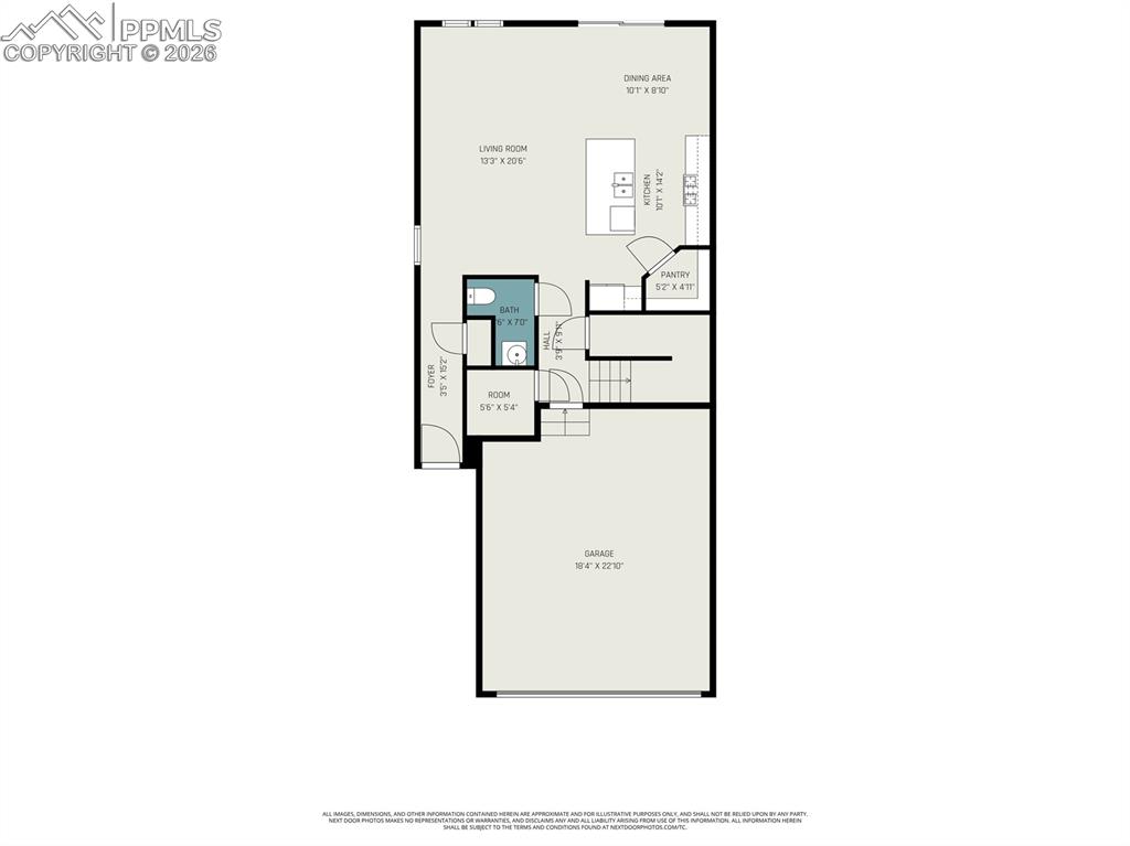 Image 21 of 22: Main level floor plan