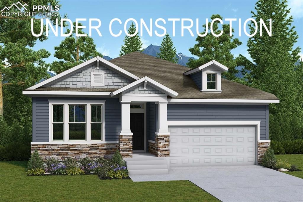 Caption: Front of Structure