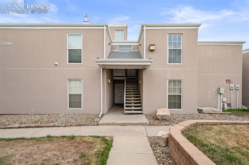 Caption: Front of Structure