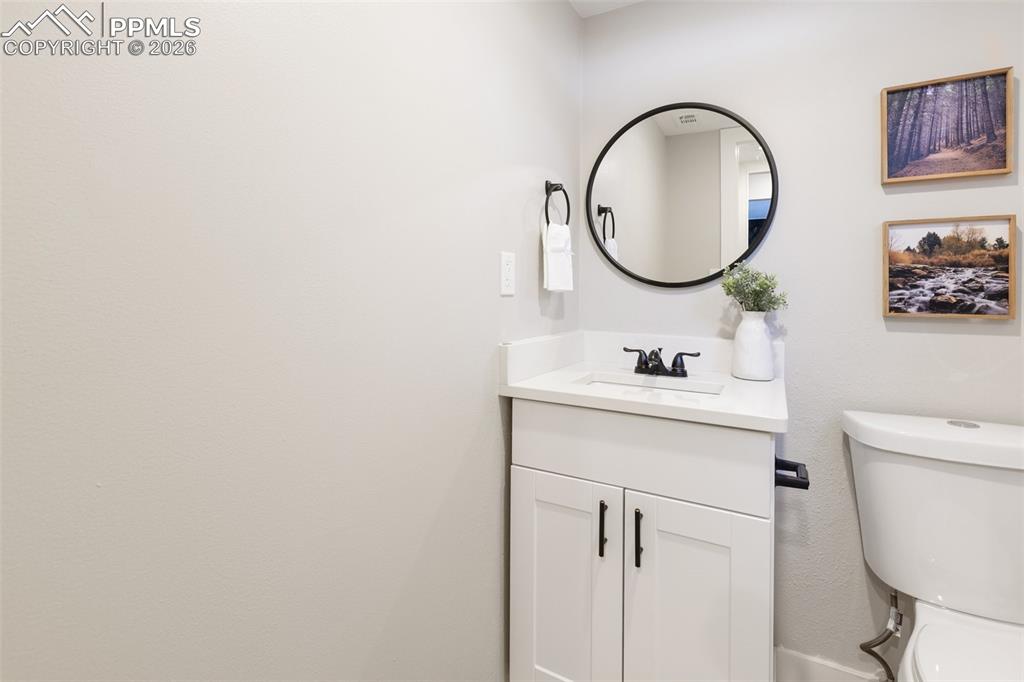 Image 40 of 47: Lower level powder room