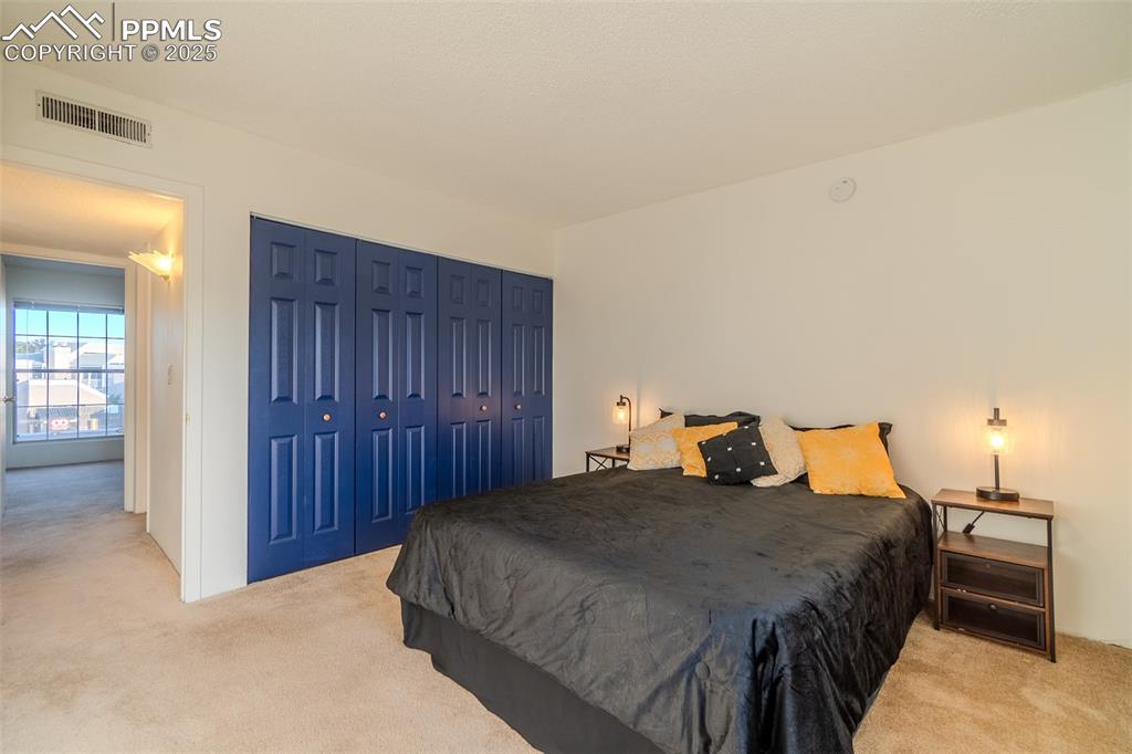 Image 19 of 27: Bedroom featuring carpet and a closet