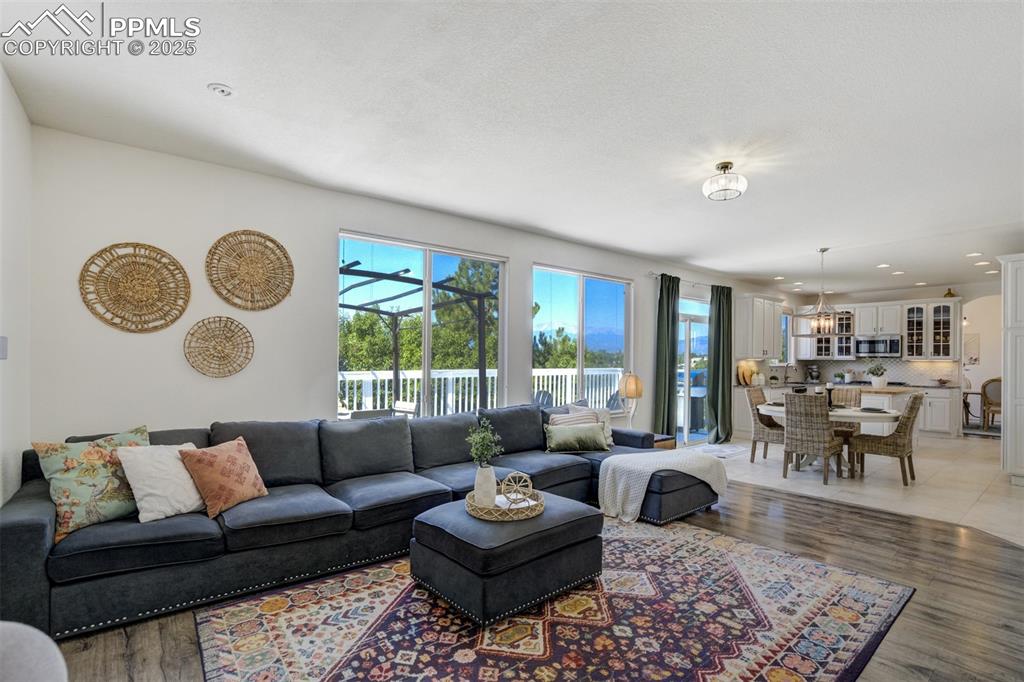 Image 14 of 50: Cozy, yet very large living room. 