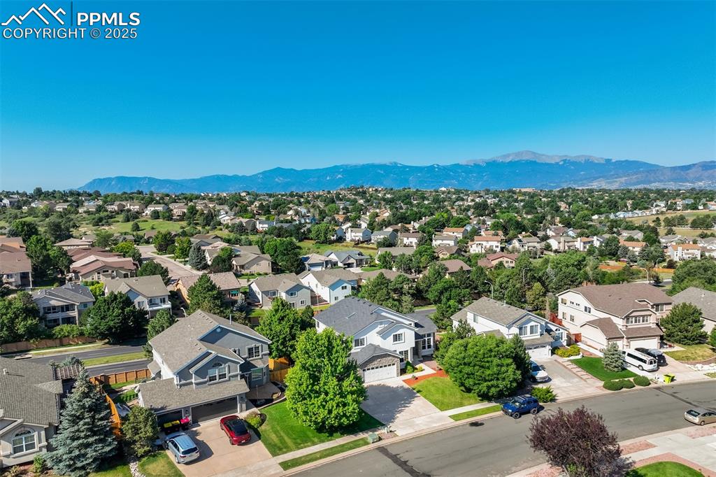 Image 2 of 50: Large, private lot with Mountain Views. 