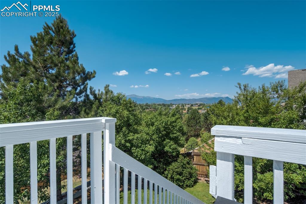 Image 44 of 50: The view from the deck. 