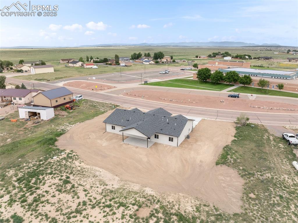 Image 34 of 38: View from above of property