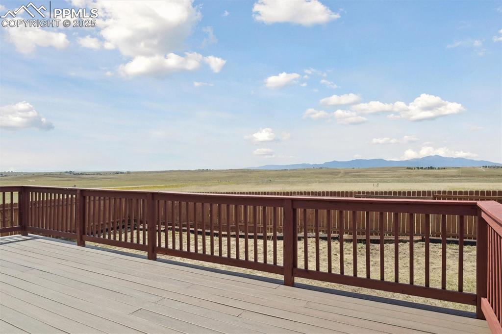 Image 34 of 42: Beautiful Pikes Peak views from Back deck