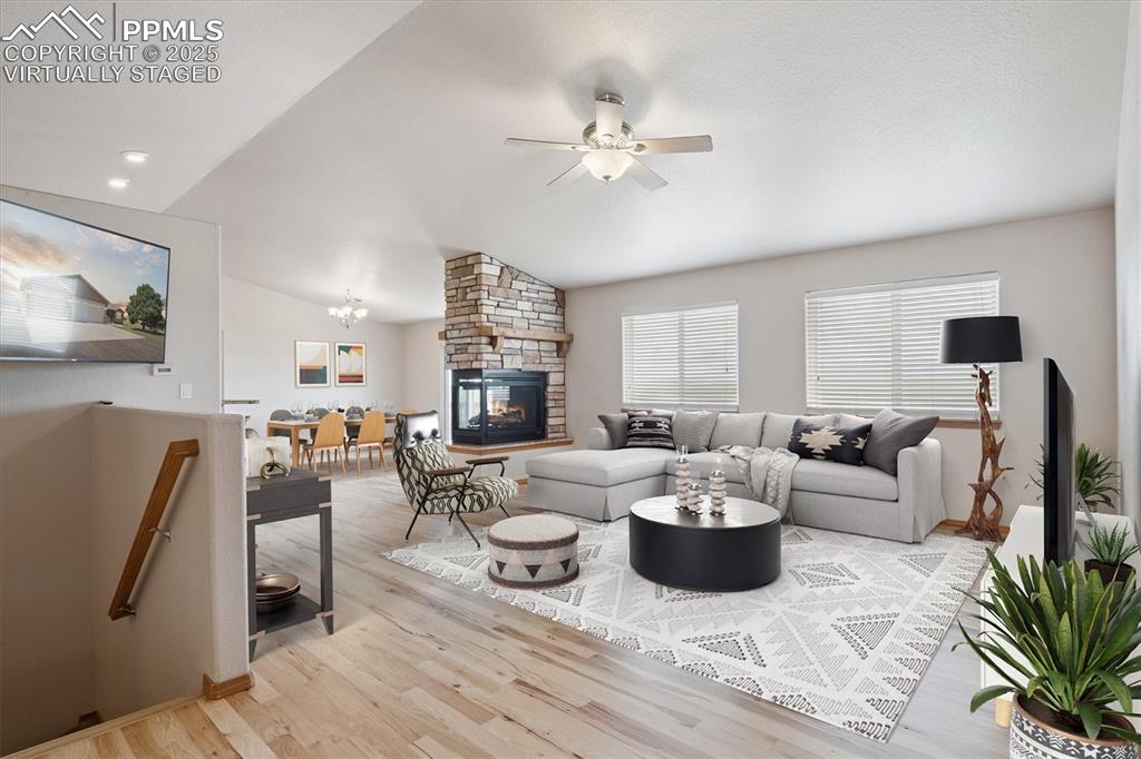 Image 9 of 42: Family room off main entrance *Virtually staged