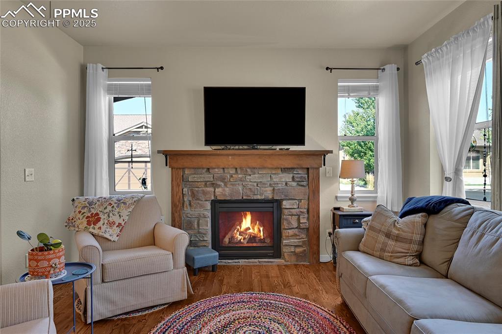 Image 8 of 29: gas fireplace