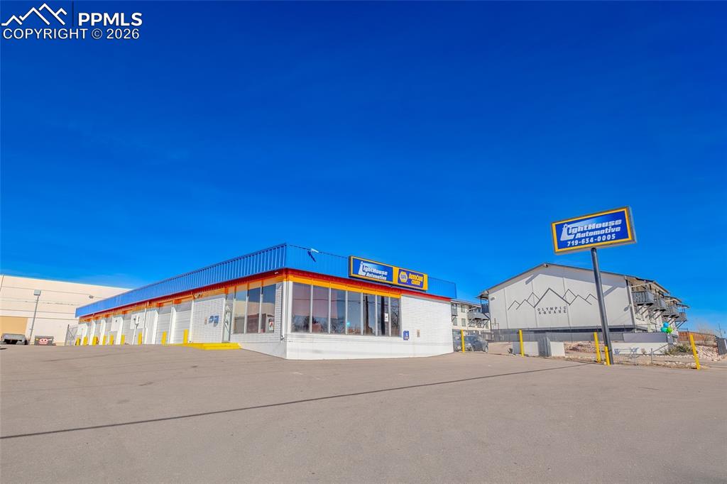 Caption: Front of Structure