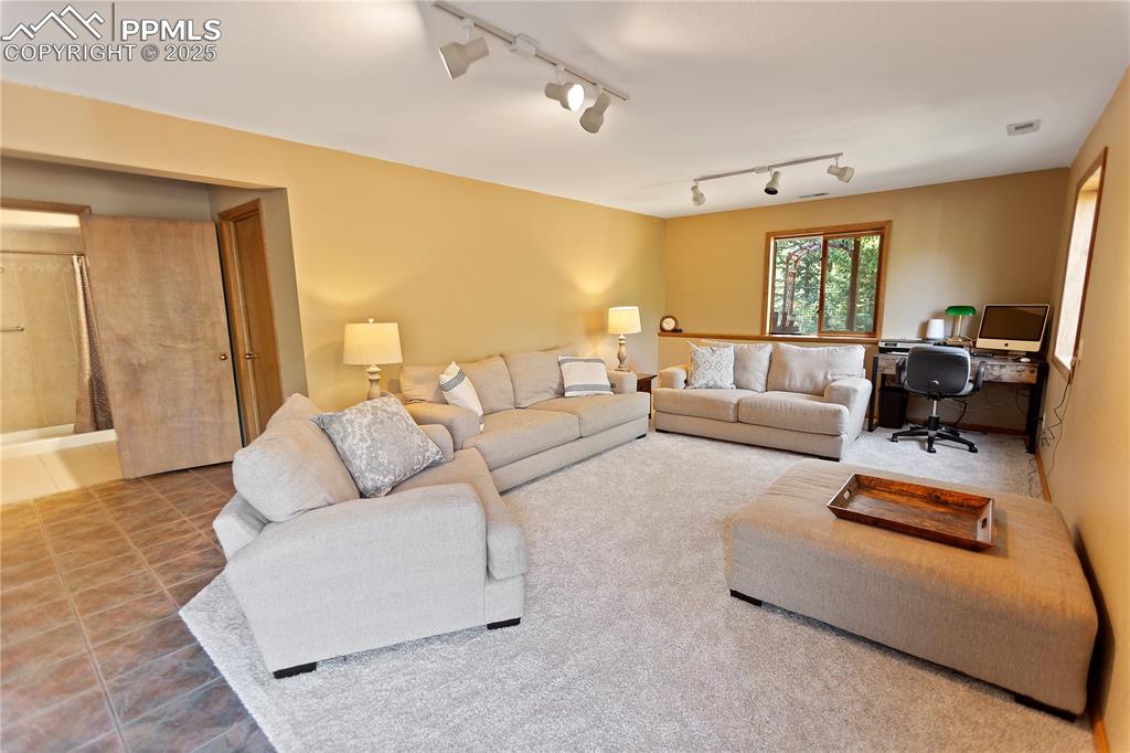 Image 21 of 31: Lower Level Family Room
