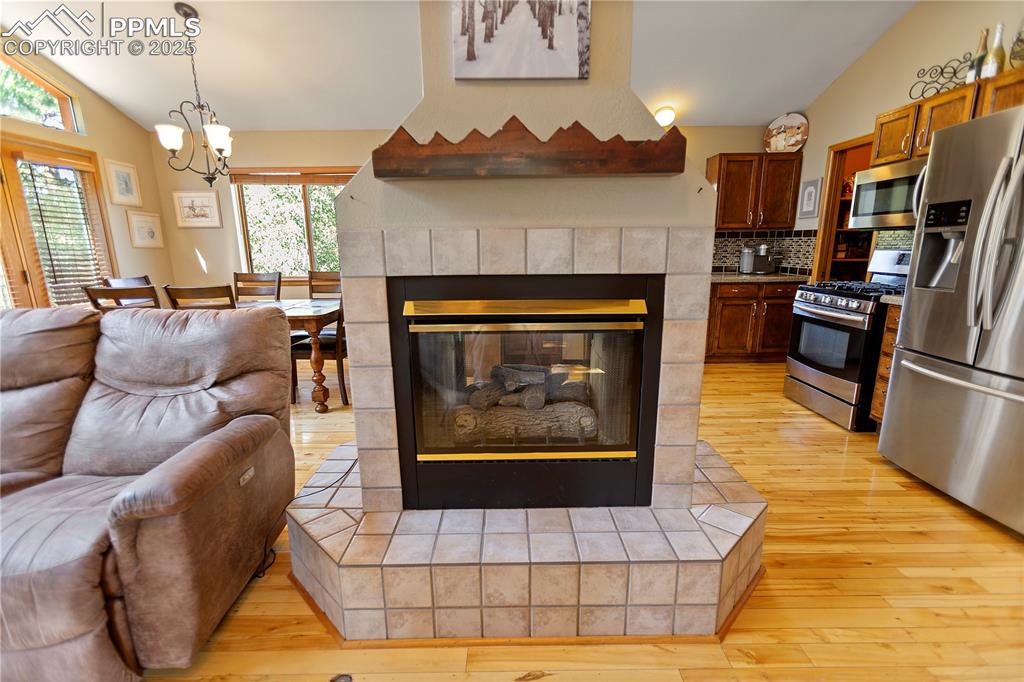 Image 5 of 31: Living Room Firepace