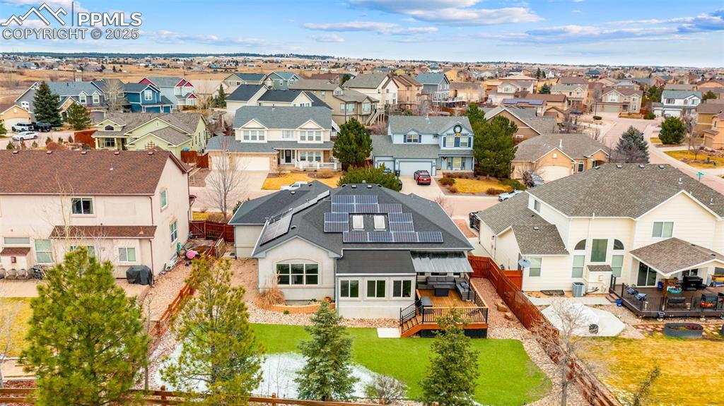 Image 37 of 42: Aerial view of residential area