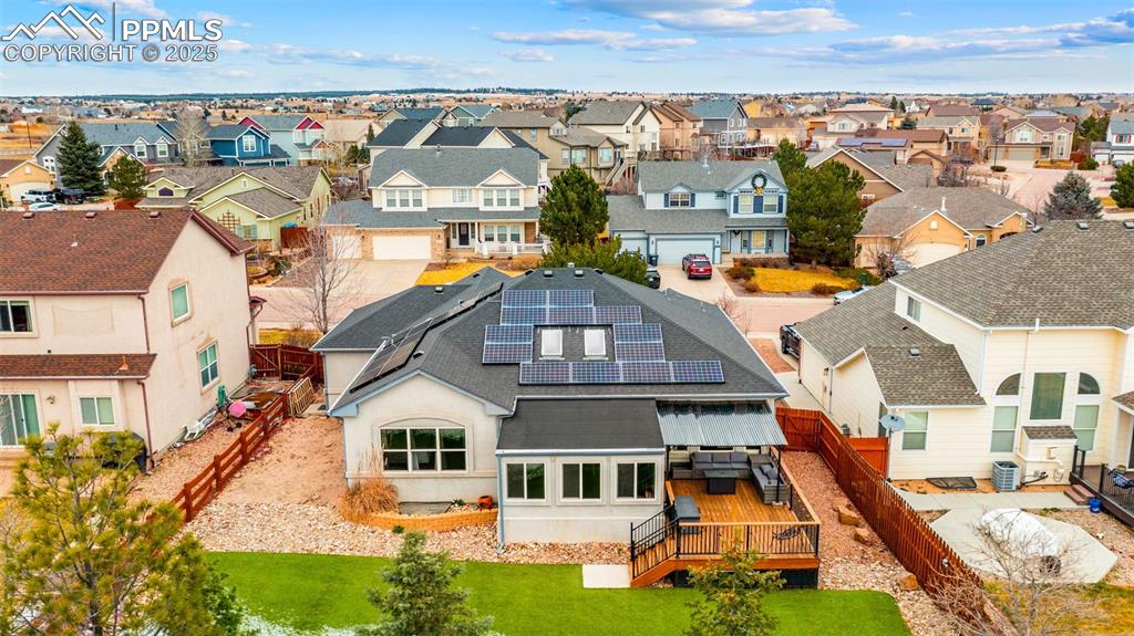 Image 38 of 42: Aerial view of residential area