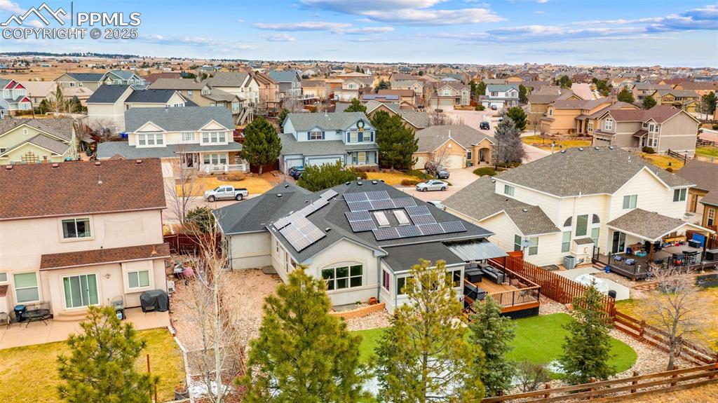 Image 39 of 42: Aerial view of residential area