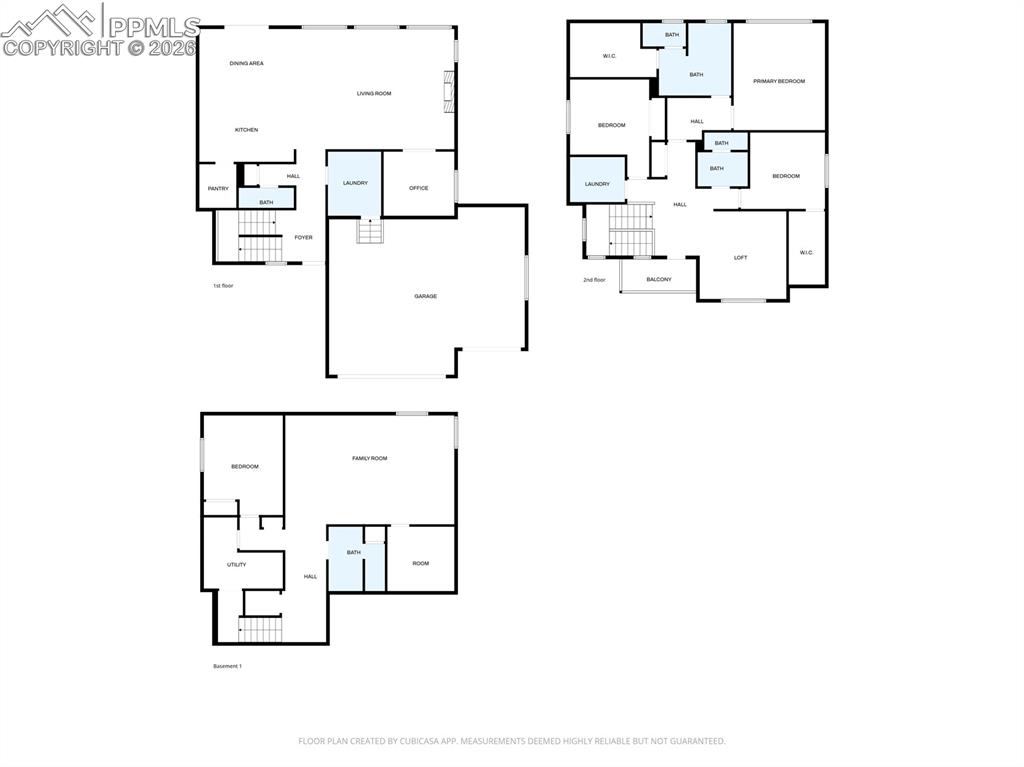 Image 45 of 45: View of floor plan / room layout