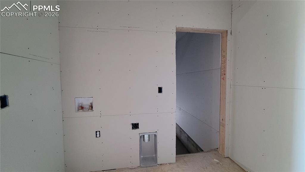 Image 20 of 33: Laundry space!  Please, excuse our dust as this home is currently under con