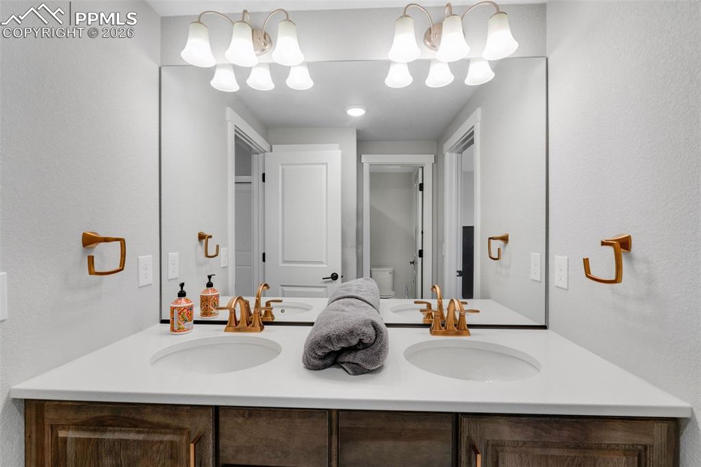 Image 38 of 50: Basement J&J Bathroom