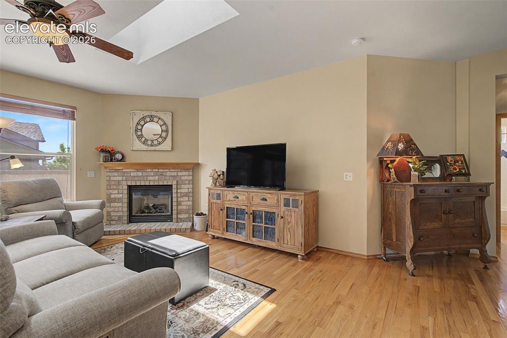 Image 15 of 37: Cozy Gas Fireplace!