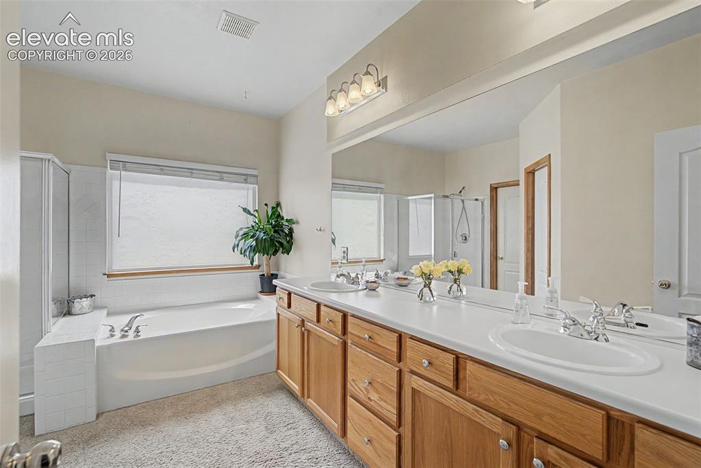 Image 20 of 37: Spacious Dual Vanity!