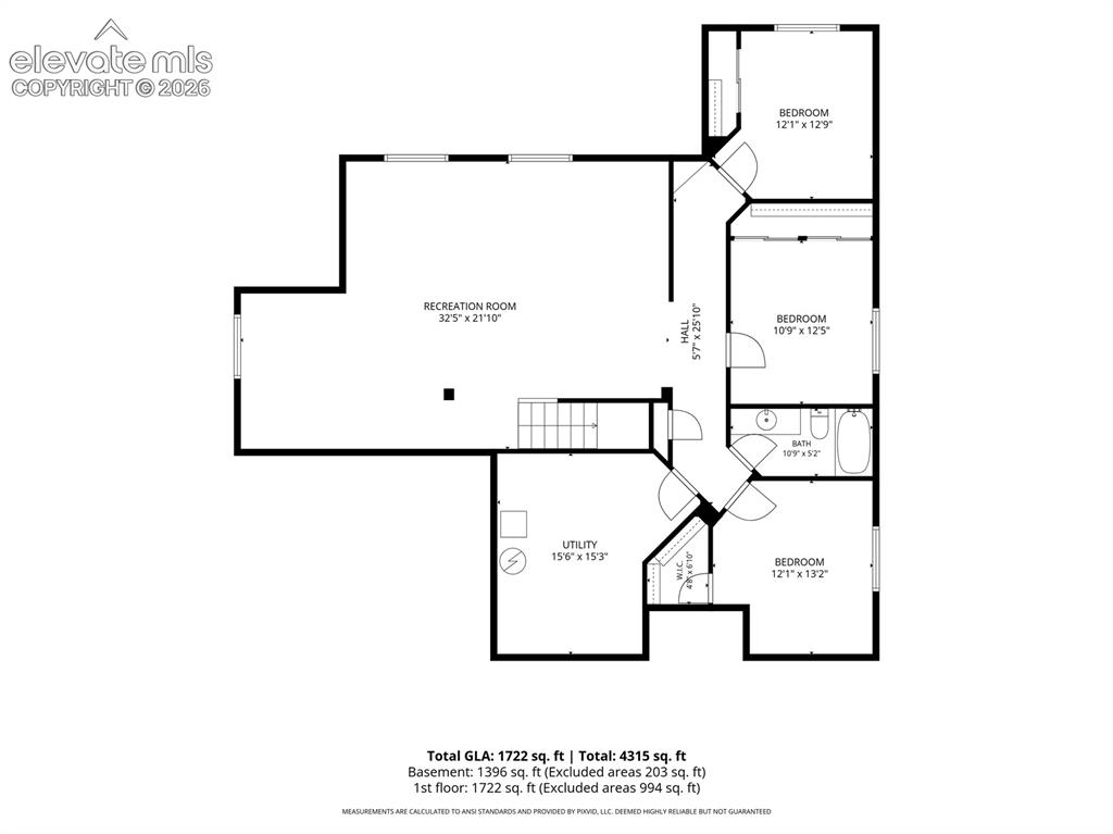 Image 37 of 37: Basement Floor Plan!