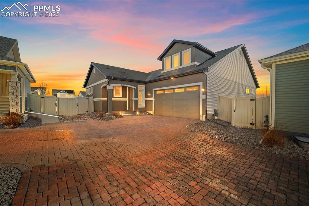 Caption: Front of Structure