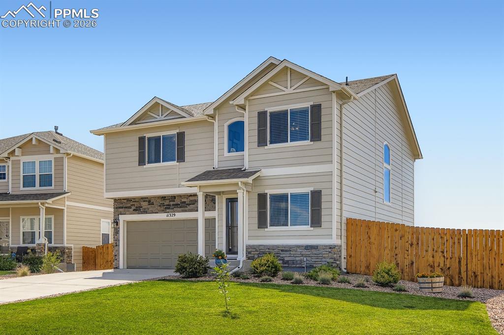 Caption: Front of Structure