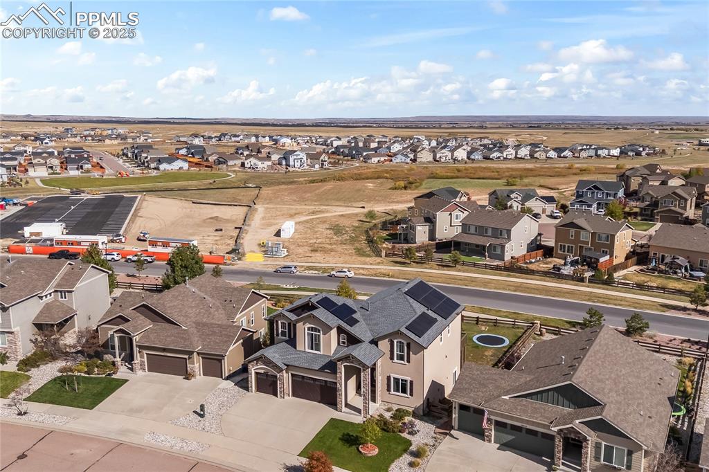 Image 5 of 48: Aerial perspective of suburban area