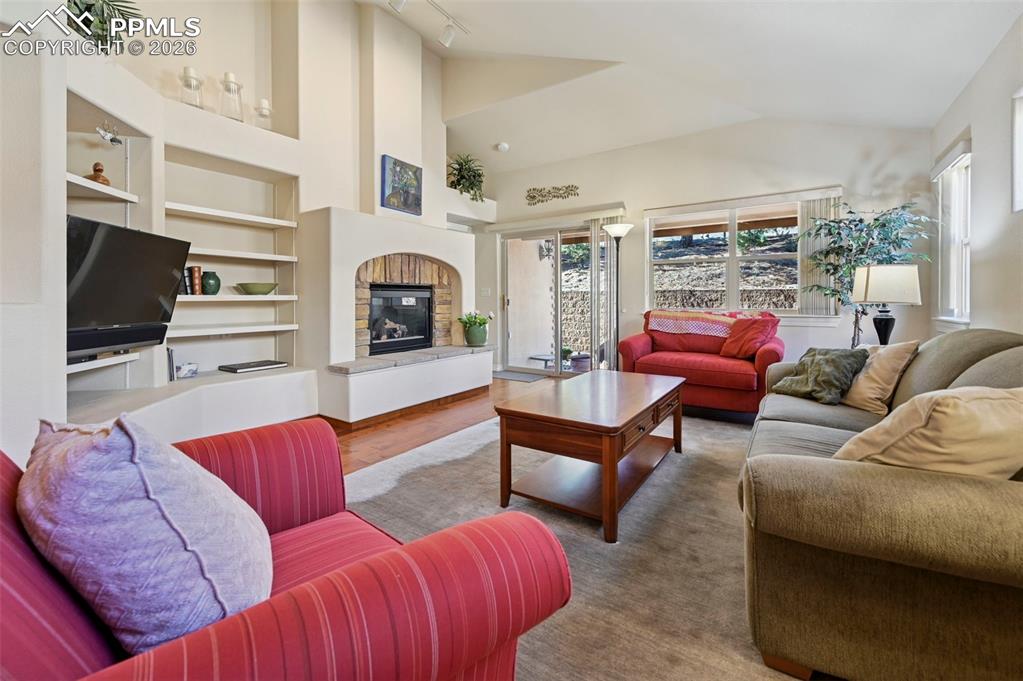 Image 3 of 45: Living Room with fireplace