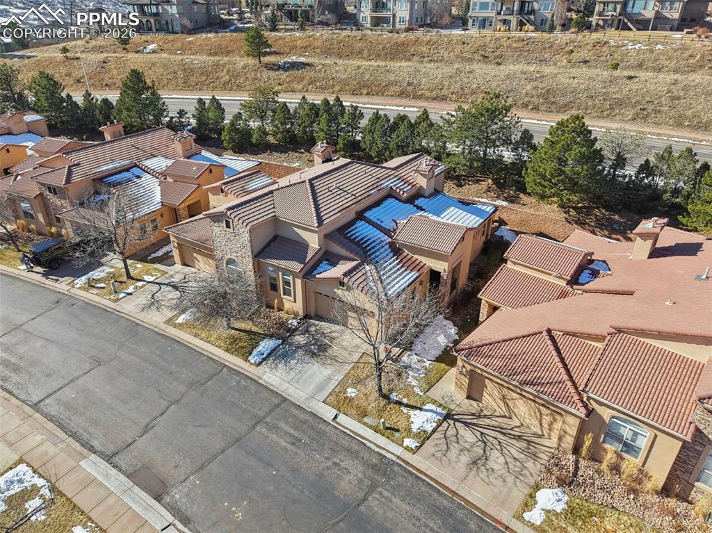 Image 37 of 45: Aerial View of Home