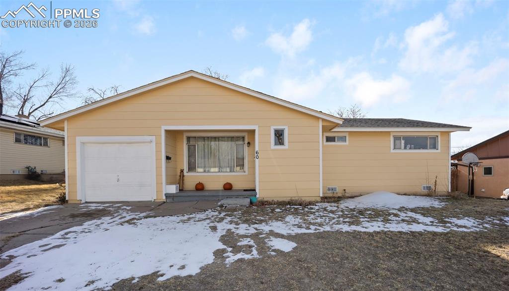 Caption: Front of Structure