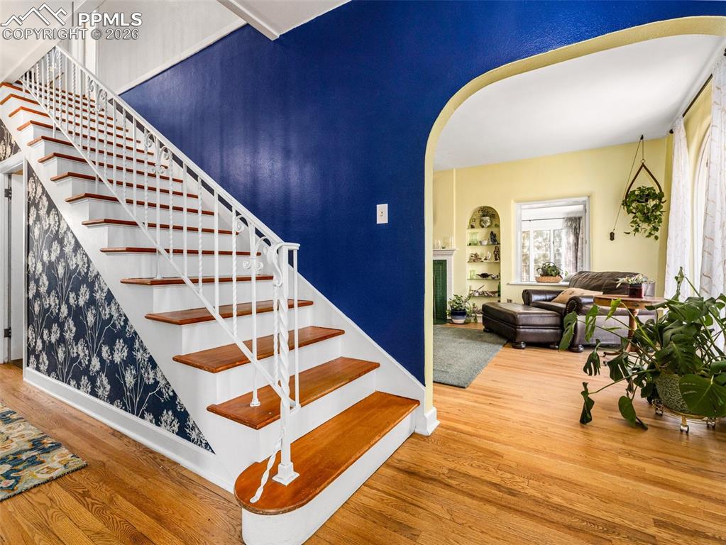 Image 25 of 50: View from entry looking into the living room