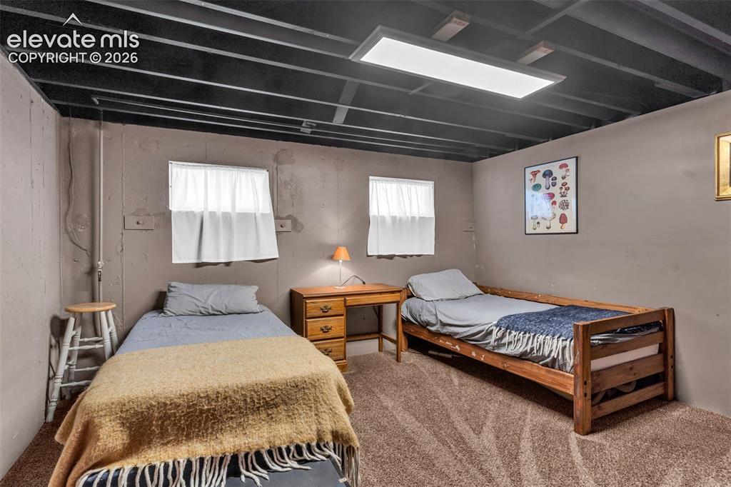 Image 29 of 37: Non Conforming bedroom in basement