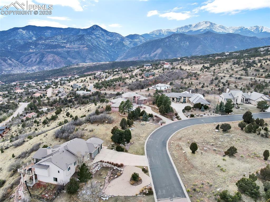Image 3 of 16: Drone / aerial view with a mountain view