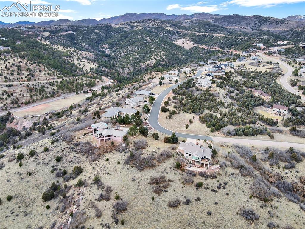 Image 8 of 16: Aerial view featuring a mountain view