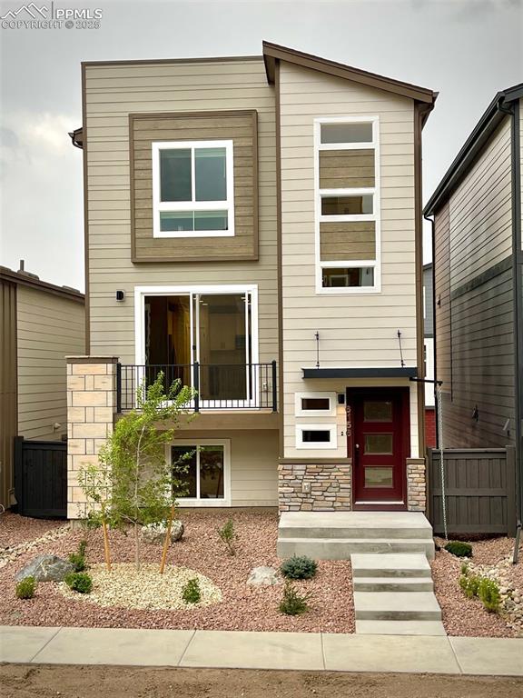 Caption: Front of Structure