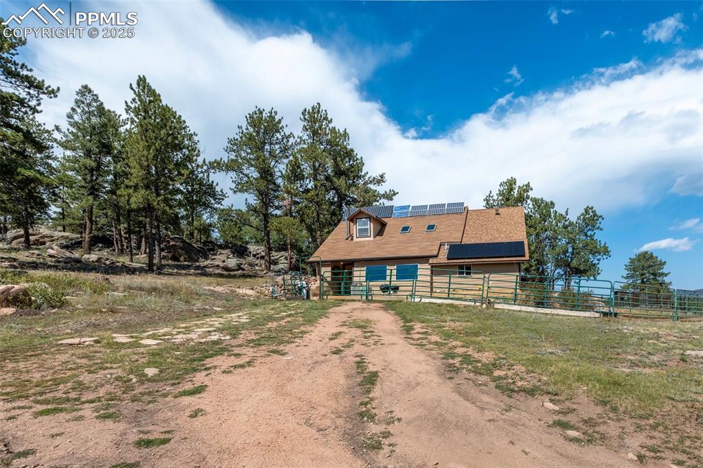 Image 48 of 50: Southern Exposure for passive solar gain.