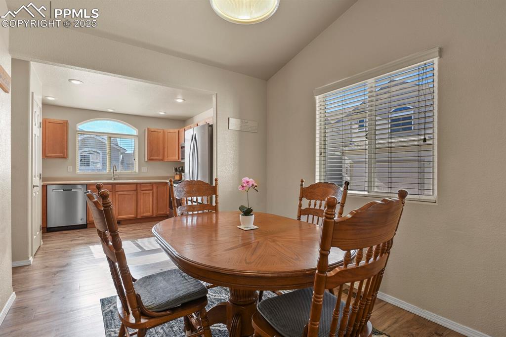 Image 7 of 21: Dining area is just off the kitchen. 