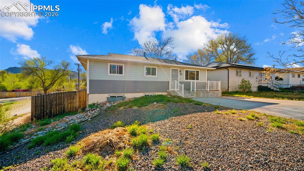 Image 1 of 22: View of ranch-style home