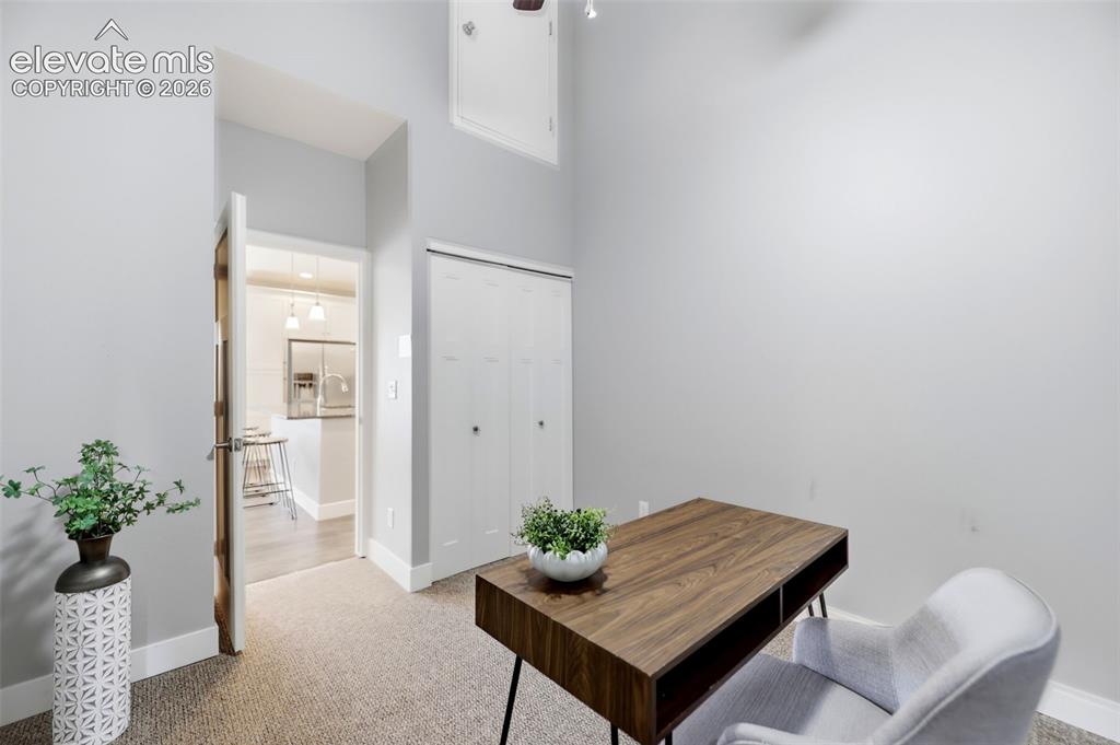 Image 21 of 42: Can be a 3rd bedroom. It has a closet.