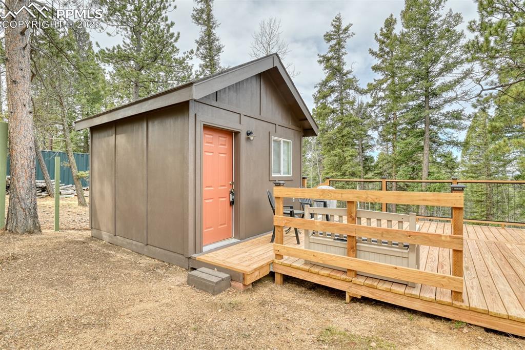 Image 14 of 48: View of shed