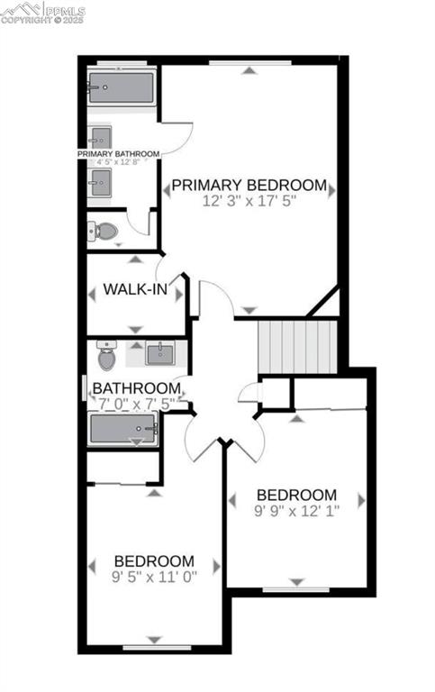 Image 38 of 39: Floor Plan Upper Level