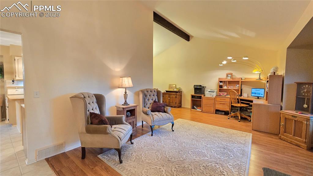 Image 4 of 42: Office featuring light wood-type flooring