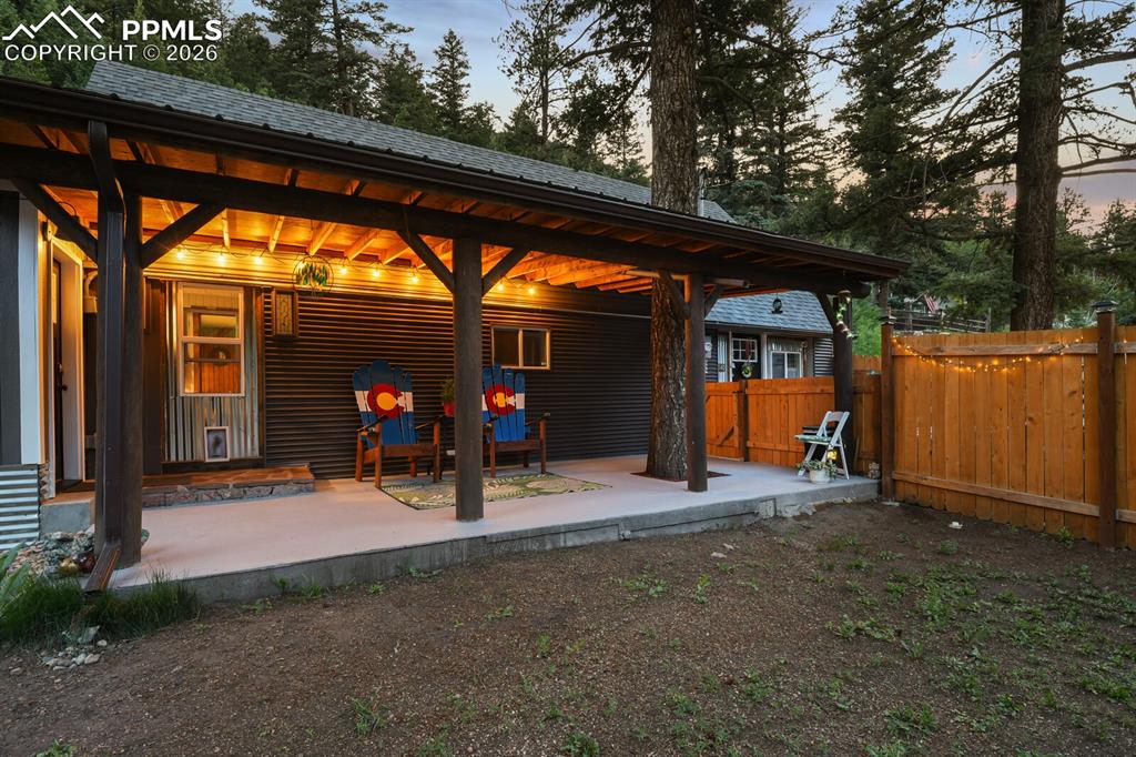 Image 1 of 50: Covered porch