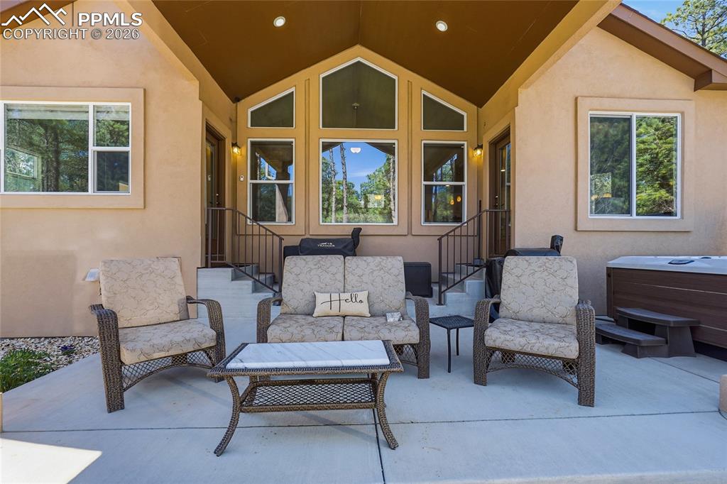 Image 37 of 45: Walk out either from the Dining Area or the Primary Bedroom