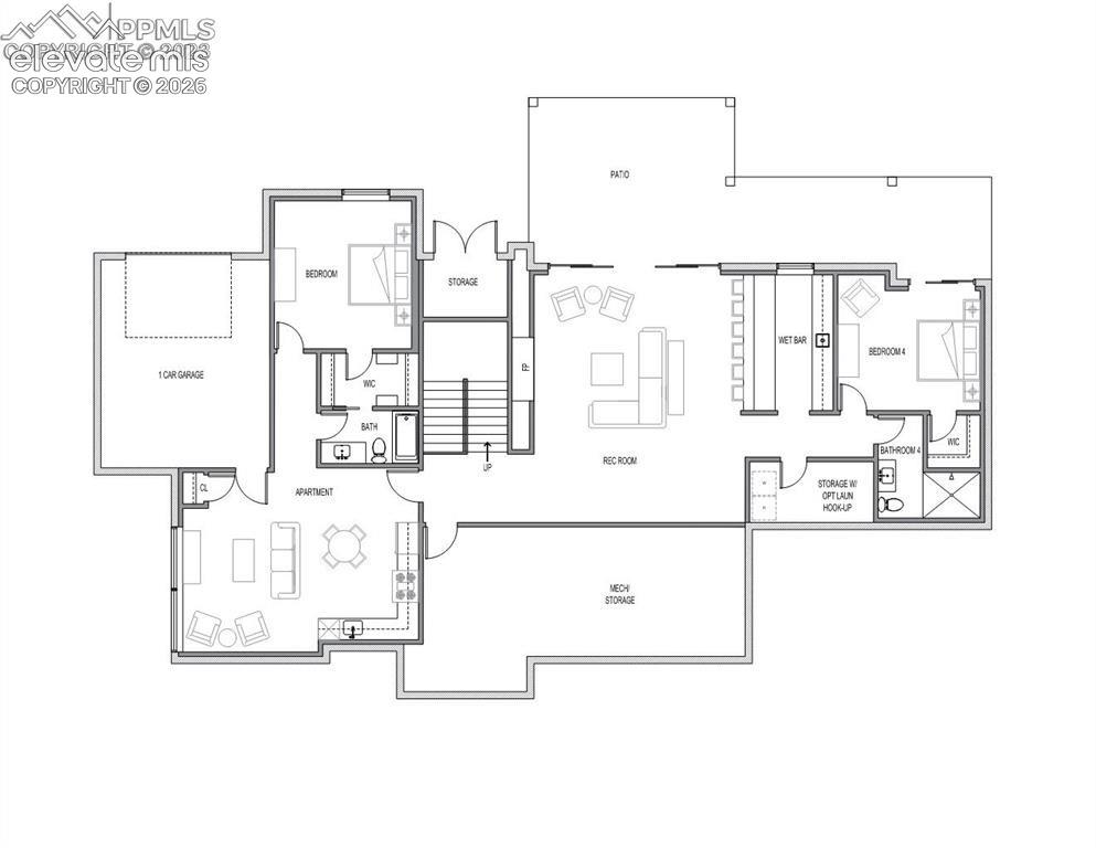 Image 35 of 35: basement / apartment