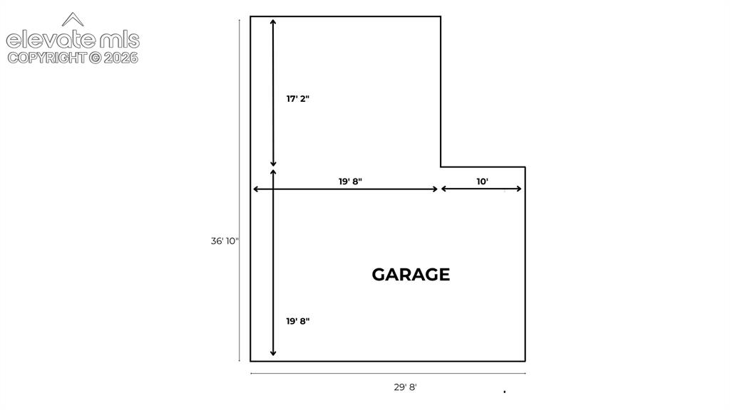Image 49 of 50: 5 Car Oversized Tandem Attached Garage