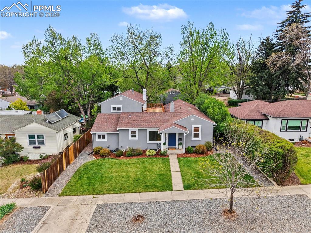 Caption: Front of Structure