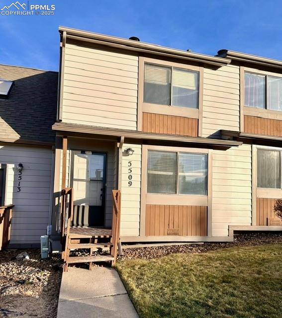 Caption: Front of Structure