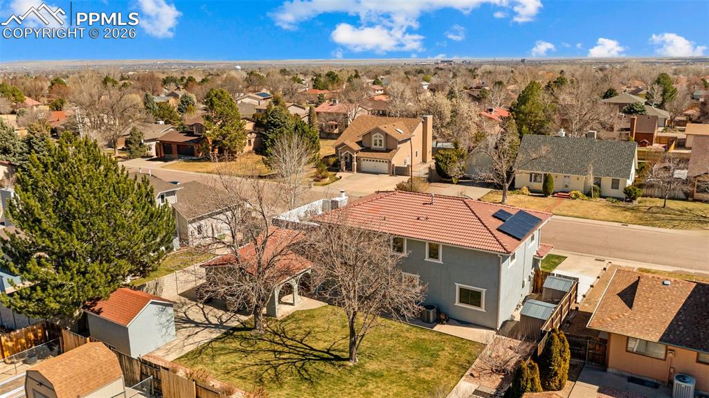 Image 35 of 44: Aerial view of residential area
