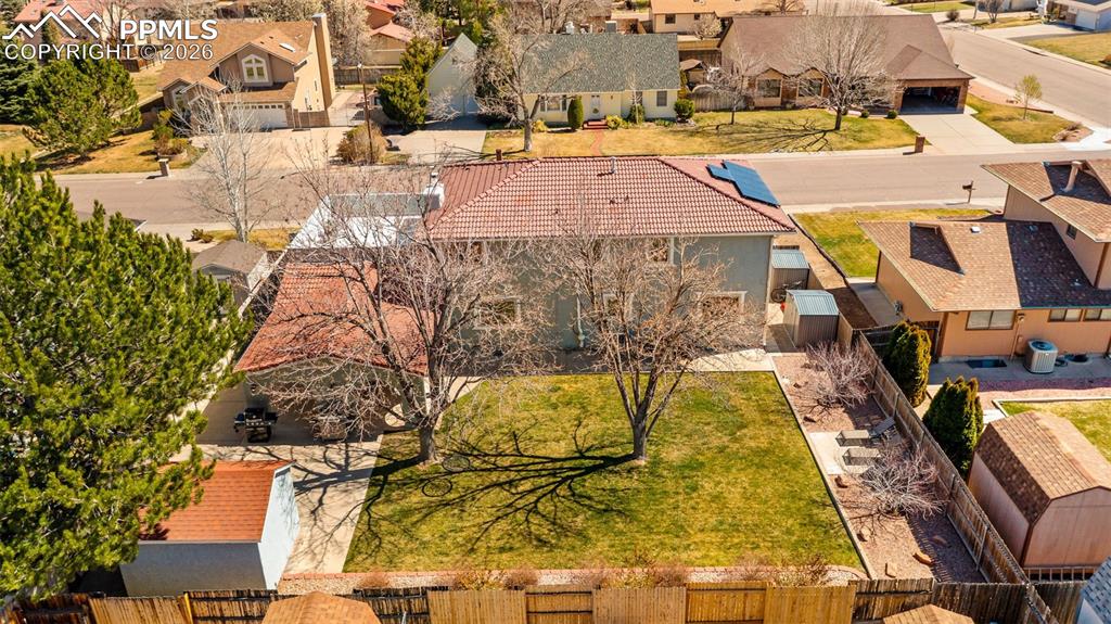 Image 36 of 44: Aerial view of residential area
